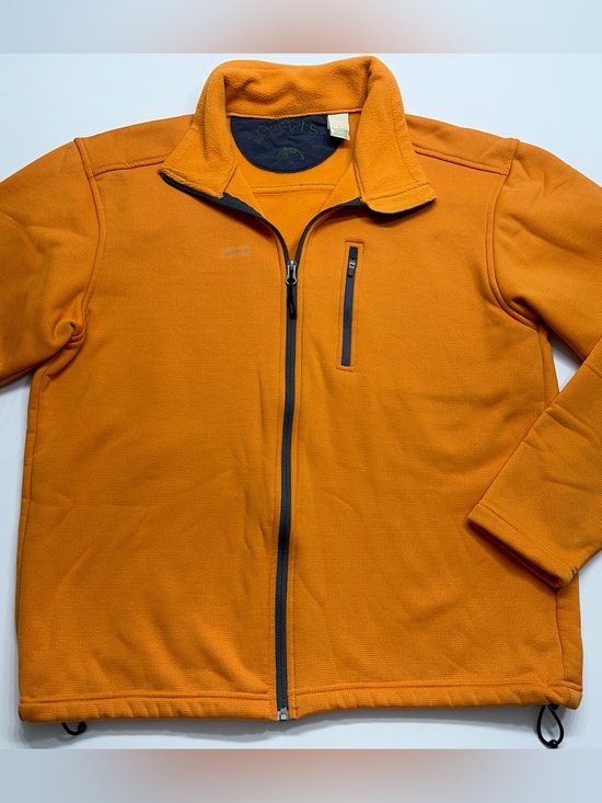 Orvis Other - Orvis Full Zip Fleece Lined Jacket Mens Size Large Mock Neck Zip Pocket Fishing